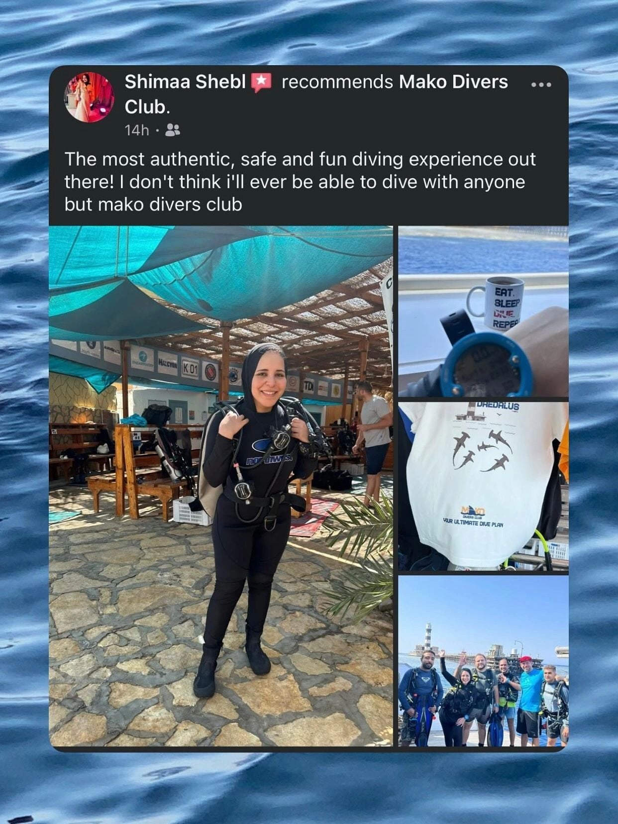 Mako Divers Club Instagram content 1
