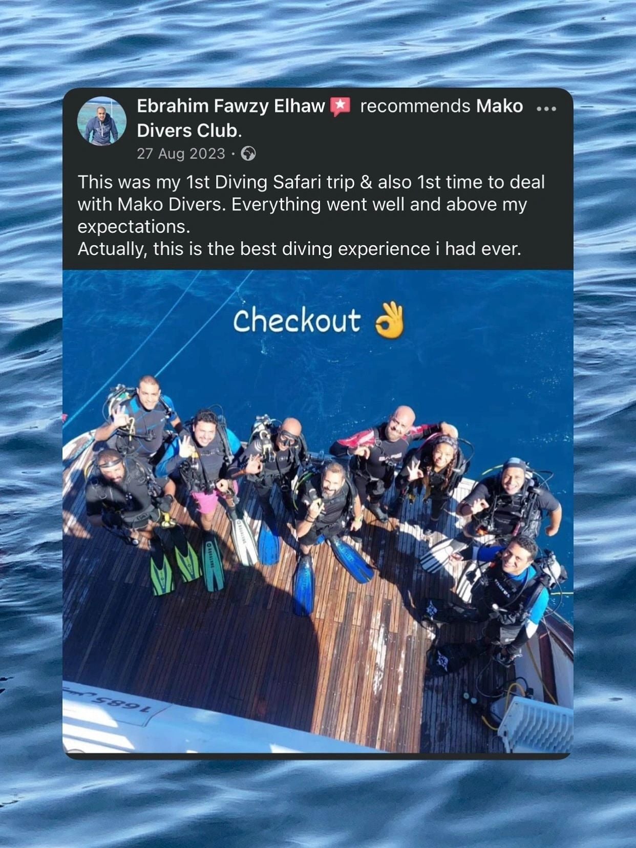 Mako Divers Club Instagram content 5